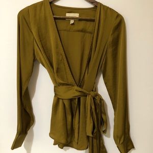 Anthropologie Moulinette Soeurs Wrap Blouse Size 6
